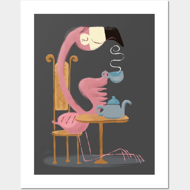 FLAMINGO Wall Art by Henrique San